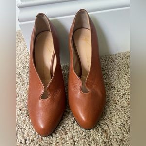 Giuseppe Zanotti brown leather high heels